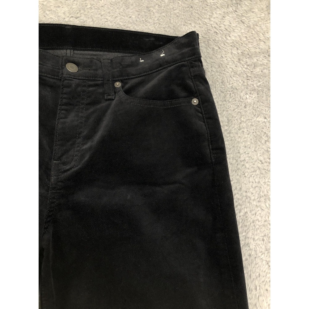 Gap Pants Womens 10P (32x28.5) Black Baby Boot Velvet Mid Rise - Picture 4 of 14